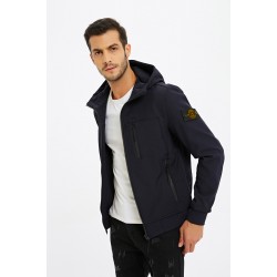 Heren zomer jas zwart softshell
